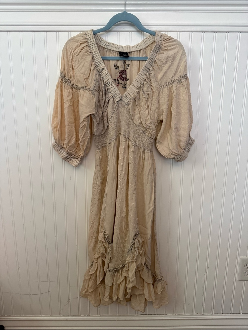 Young Threads boho embroidered dress